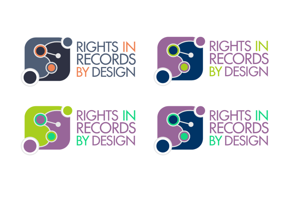 Further developed versions of logo in final colour scheme.